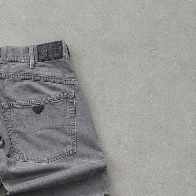 Y2K Armani Jeans Jeans Grau Rare (W29 | DE 44)