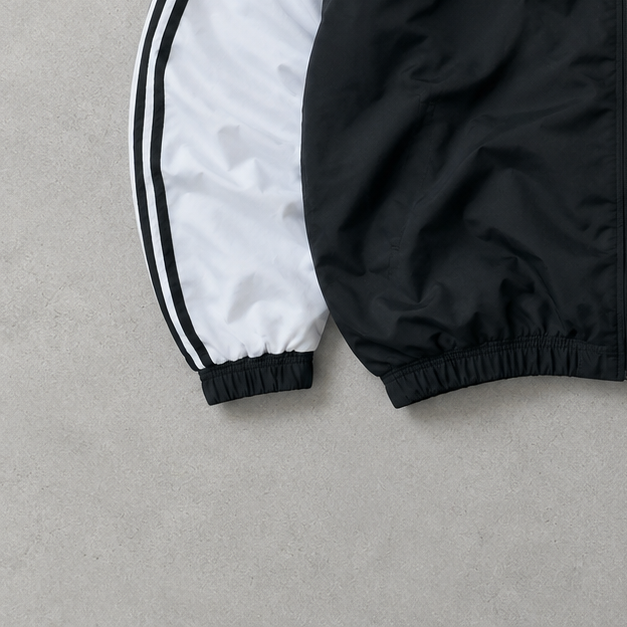 Real Madrid Adidas Track Jacket Schwarz, Weiß Limited (Size XL)