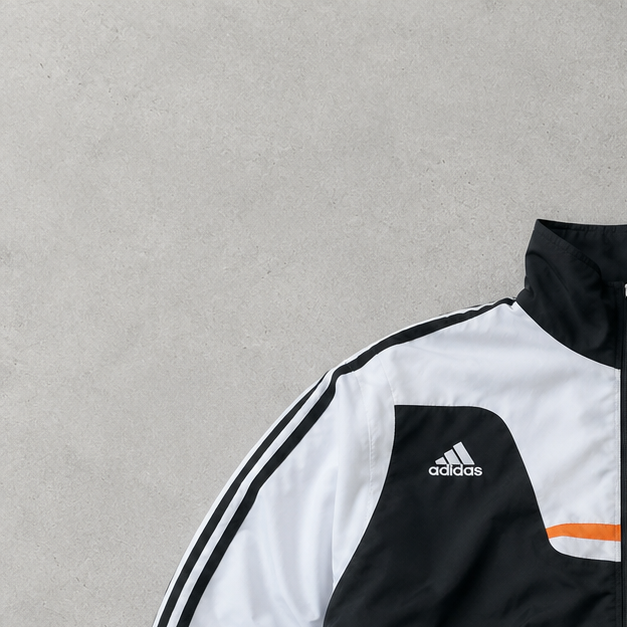 Real Madrid Adidas Track Jacket Schwarz, Weiß Limited (Size XL)