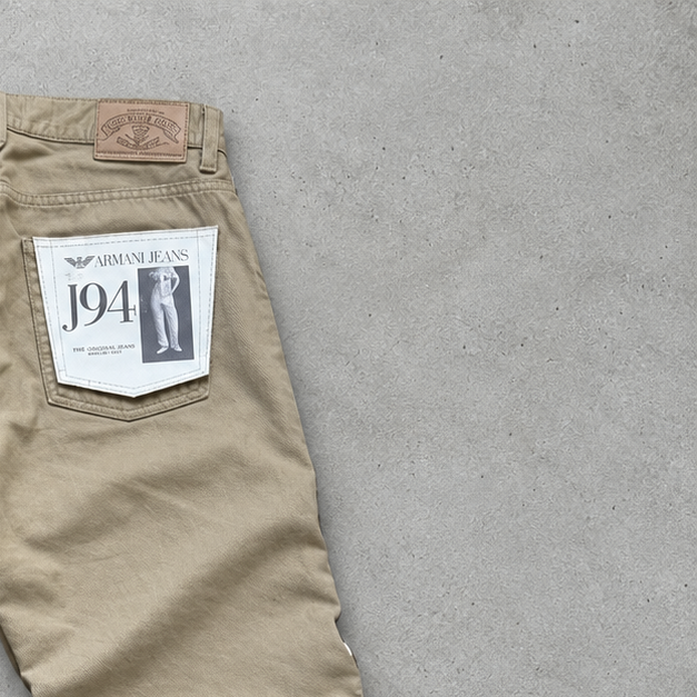 90s Armani Jeans Jeans Khaki Rare (S)