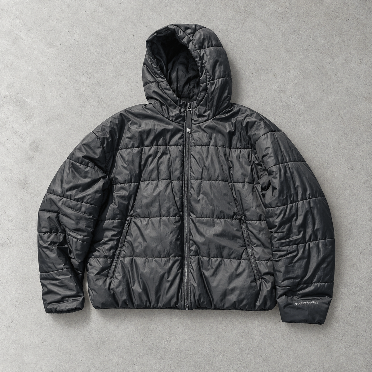 Nike Puffer Jacket Schwarz, Grau Rare (M)