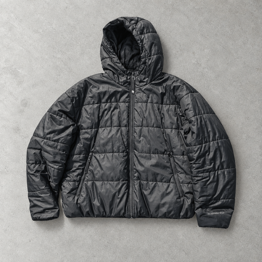 Nike Puffer Jacket Schwarz, Grau Rare (M)