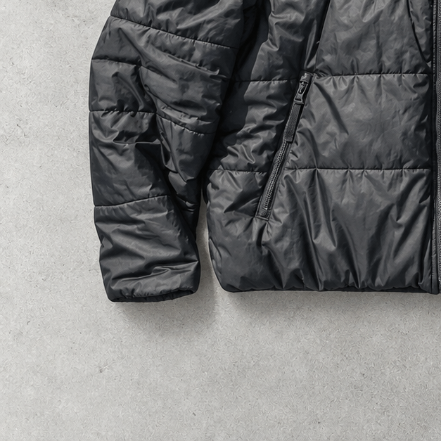 Nike Puffer Jacket Schwarz, Grau Rare (M)