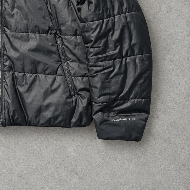 Nike Puffer Jacket Schwarz, Grau Rare (M)