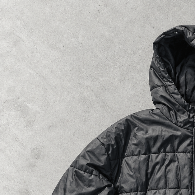 Nike Puffer Jacket Schwarz, Grau Rare (M)