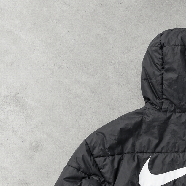 Nike Puffer Jacket Schwarz, Grau Rare (M)