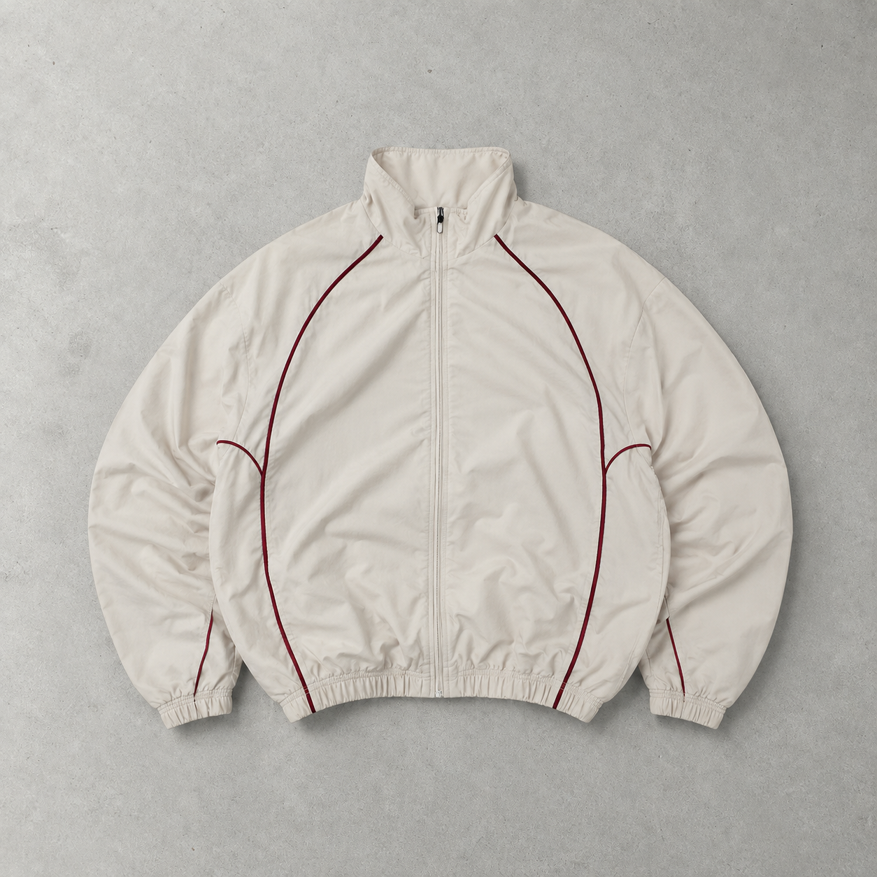 Nike Jacket Beige, Rot Rare (S)