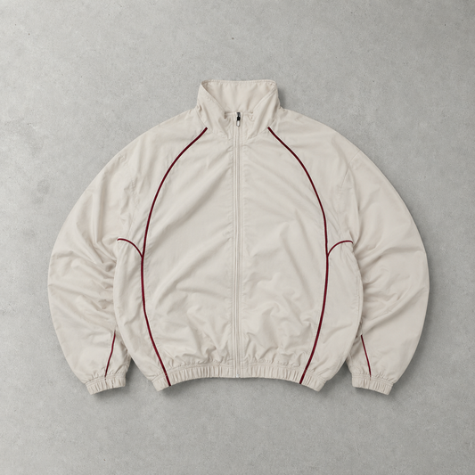Nike Jacket Beige, Rot Rare (S)