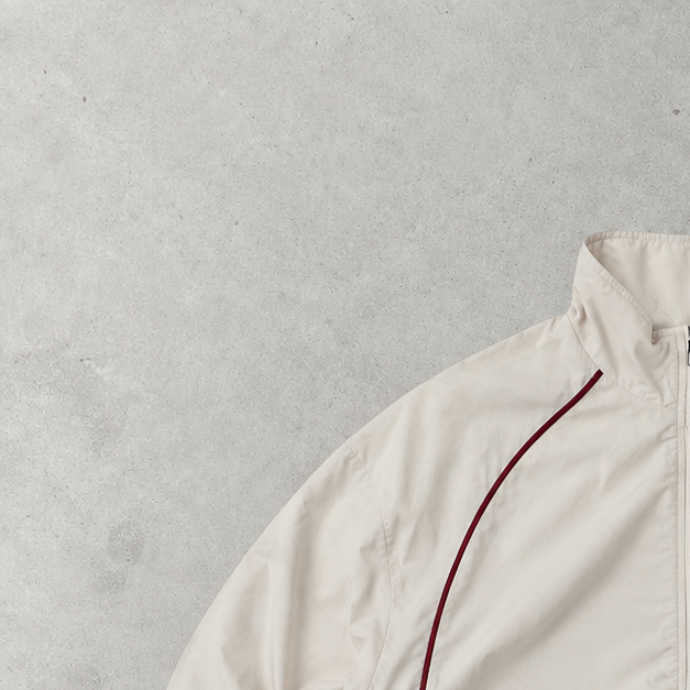 Nike Jacket Beige, Rot Rare (S)