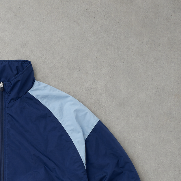 Adidas Jacket Grau, Marineblau Limited (Size L)