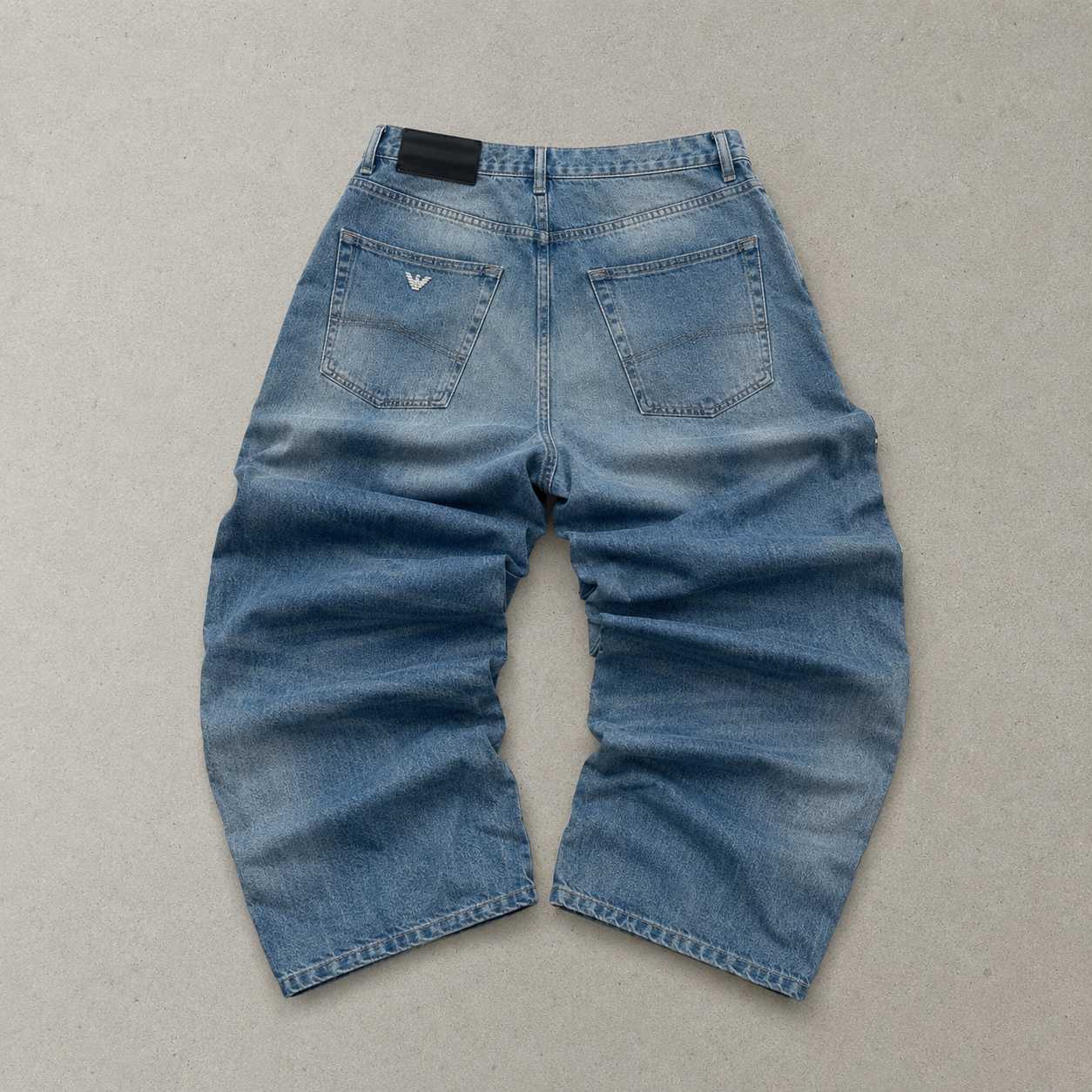 90s Y2K Armani Jeans Hellblau, Blau Limited (W29 | DE 44)