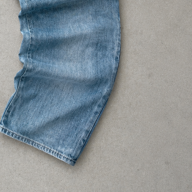 90s Y2K Armani Jeans Hellblau, Blau Limited (W29 | DE 44)