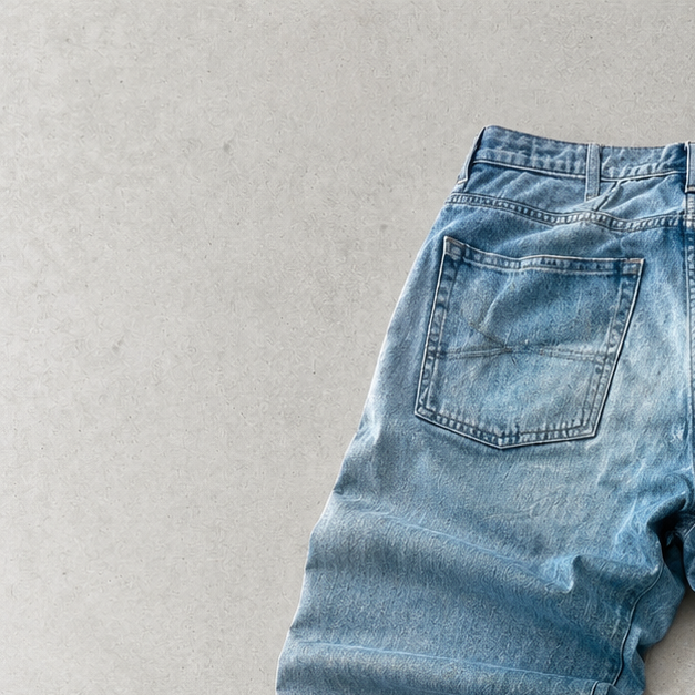 90s Y2K Armani Jeans Hellblau, Blau Limited (W29 | DE 44)