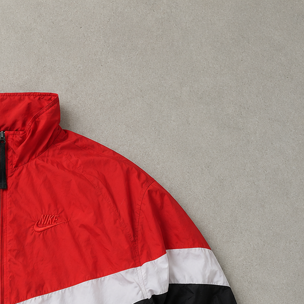 Nike Jacket Rot, Schwarz Rare (M)