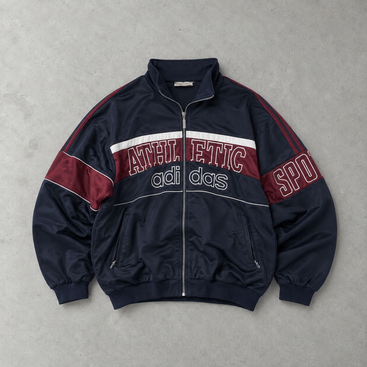 Adidas Jacket Burgundy / Navy Limited (L)