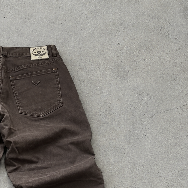 Vintage Armani Jeans Jeans Brown Rare (W38 / DE 54)