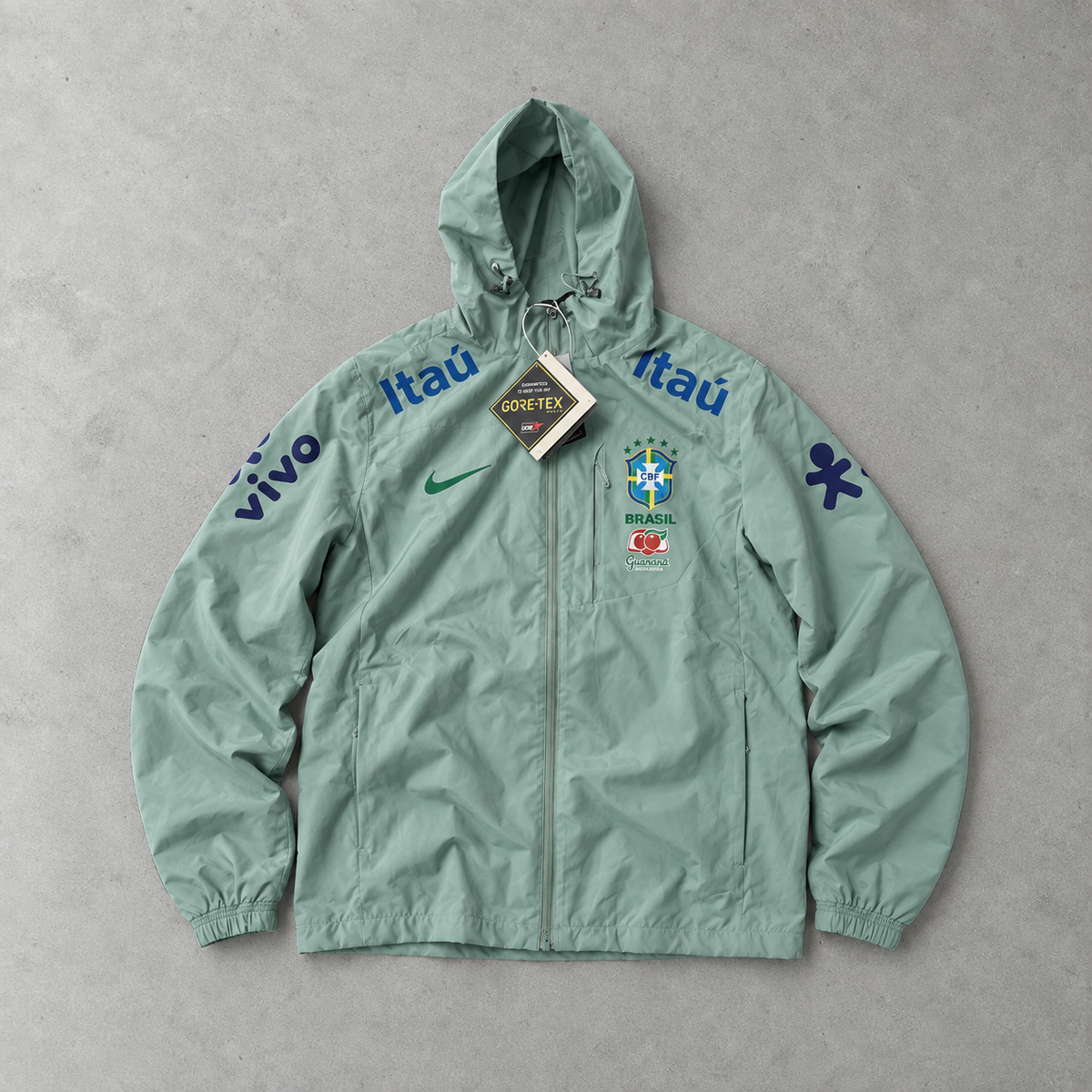 Brasilien Nike Windbreaker Mintgrün Limited (M)