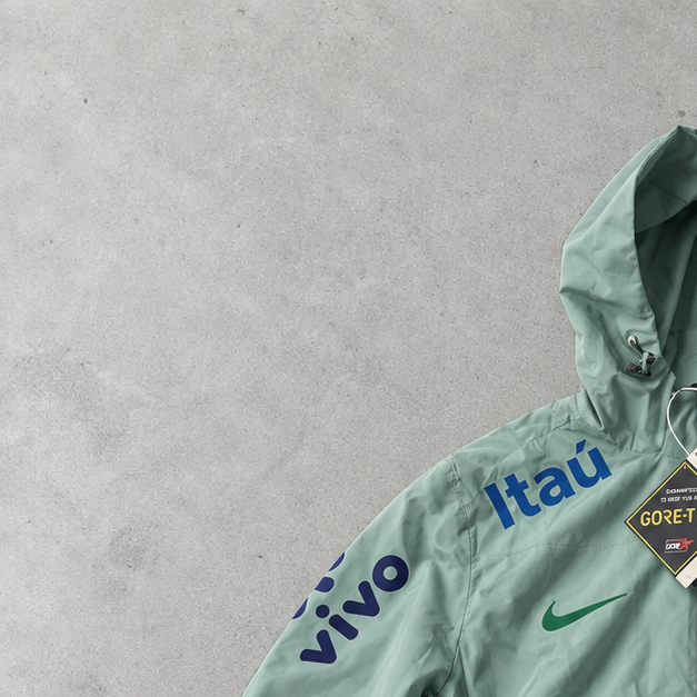 Brasilien Nike Windbreaker Mintgrün Limited (M)