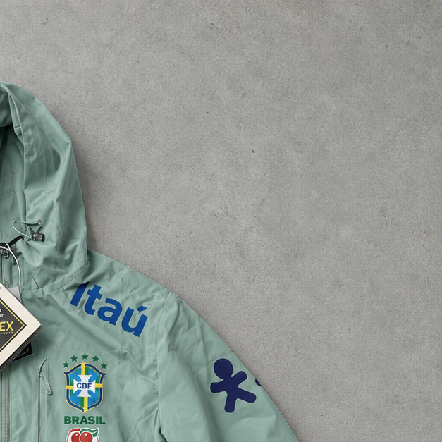 Brasilien Nike Windbreaker Mintgrün Limited (M)