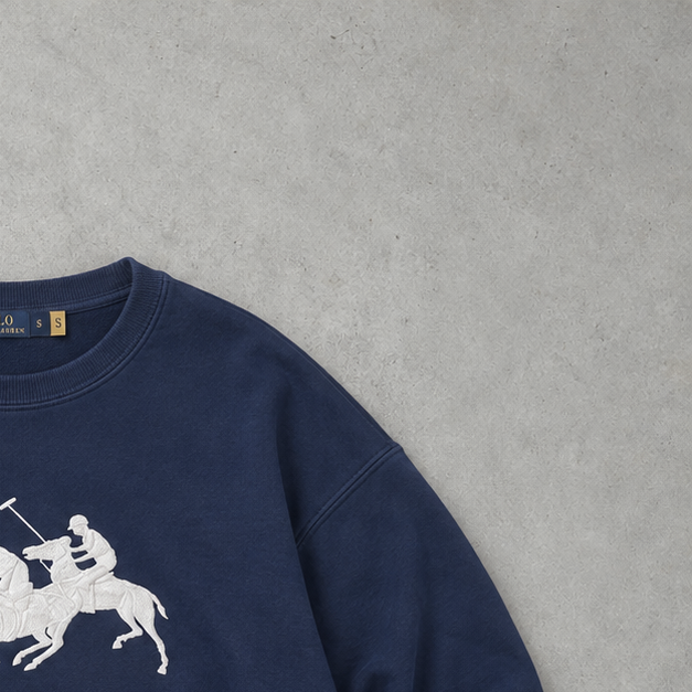 Polo Ralph Lauren Sweater Marineblau Rare (XL)