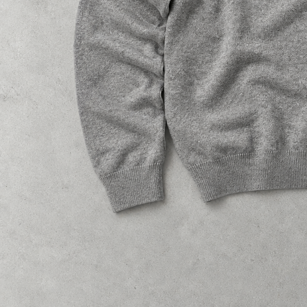 Polo Ralph Lauren Sweater Grau Rare (M) Stitched Logo
