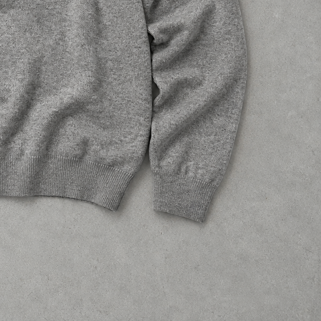 Polo Ralph Lauren Sweater Grau Rare (M) Stitched Logo