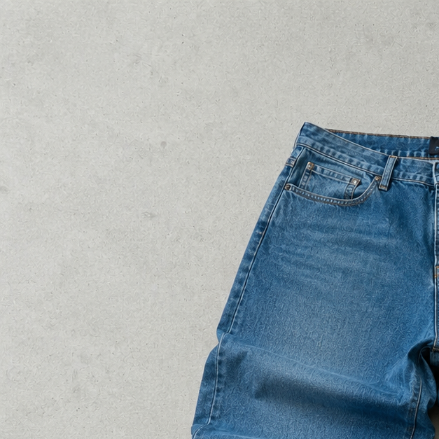 Y2K Armani Jeans Jeans Blau, Weiß Limited (W31 | DE 46)