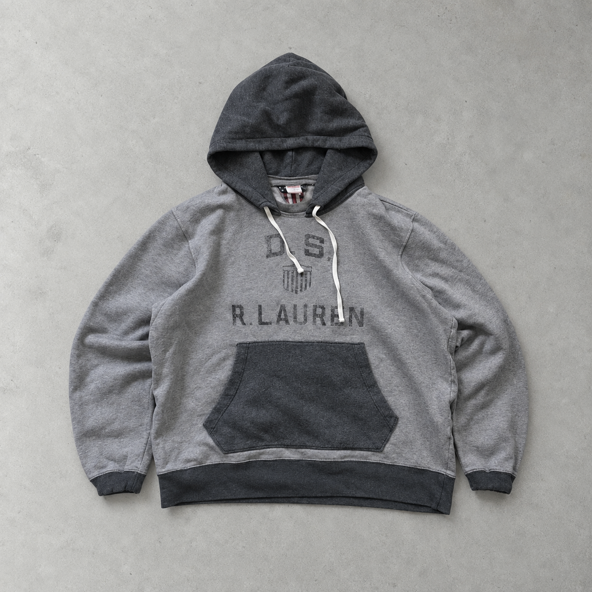 Ralph Lauren Hoodie Grau Rare (XXL)