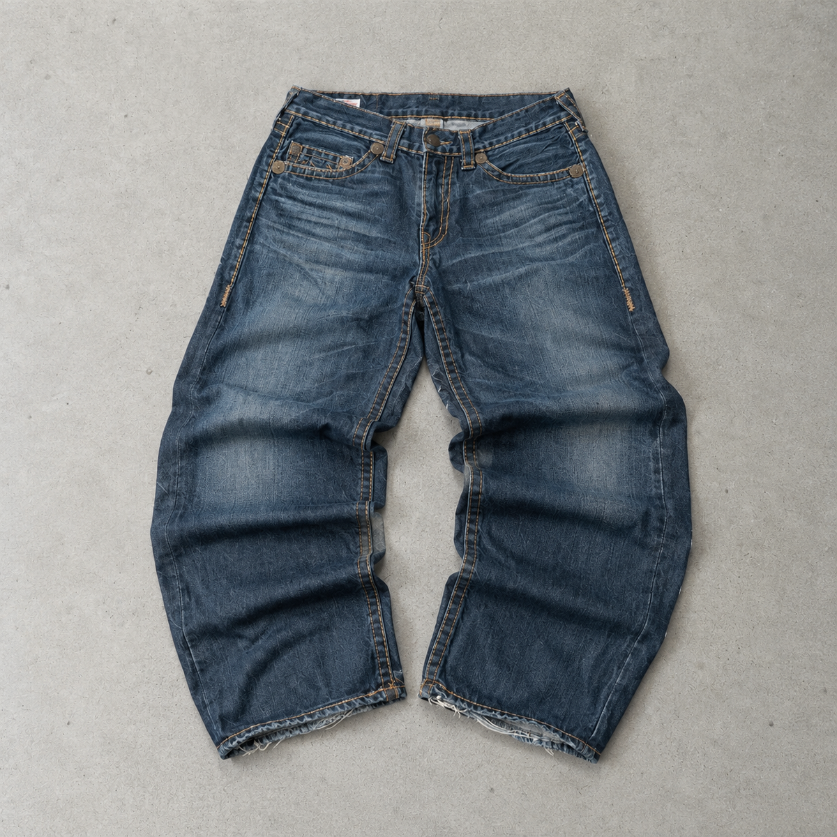 True Religion Bobby Jeans Marineblau Rare (W33 | DE 48)