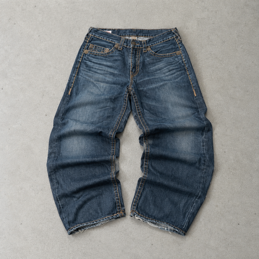 True Religion Bobby Jeans Marineblau Selten (W33 | DE 48)
