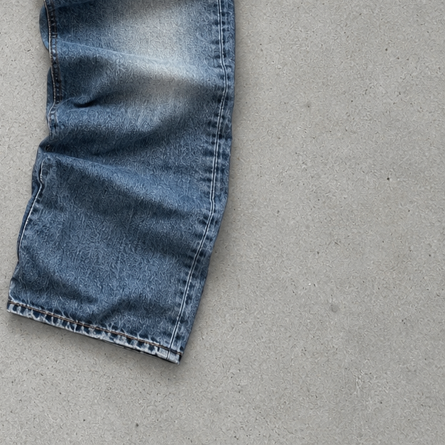 Y2K True Religion Straight Fit Pants Blue Limited (M)