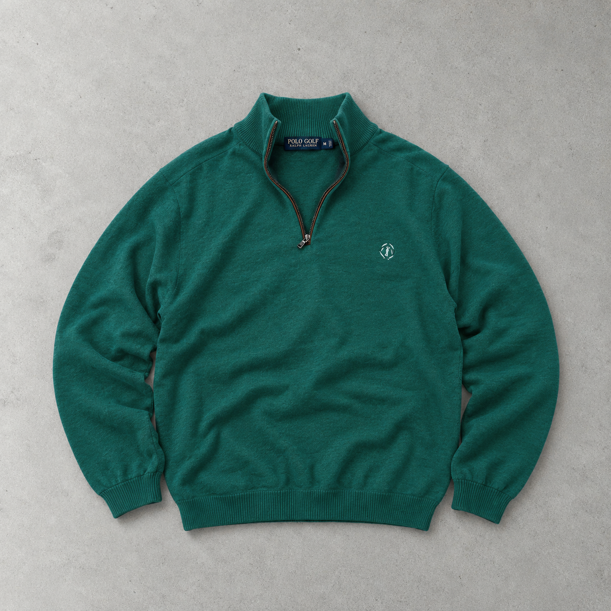 Ralph Lauren Sweater Dunkelgrün Stitched Logo Limited (M)