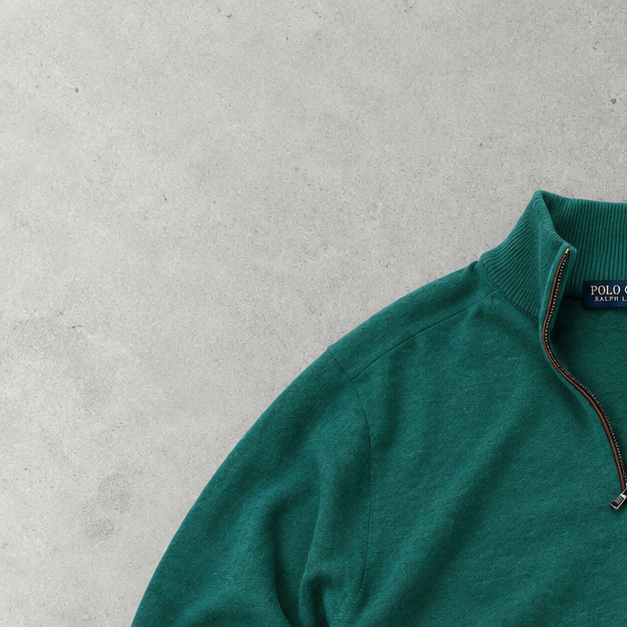 Ralph Lauren Sweater Dunkelgrün Stitched Logo Limited (M)