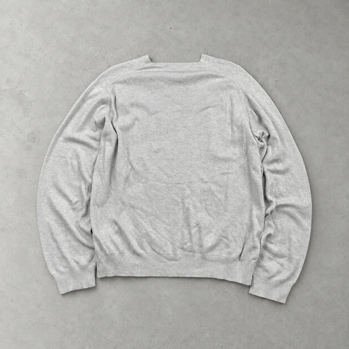 Ralph Lauren Sweater Grau Rare (L) Stitched Logo