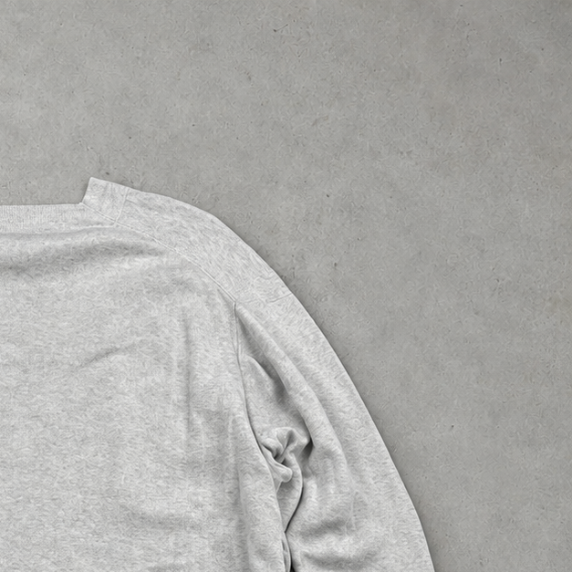 Ralph Lauren Sweater Grau Rare (L) Stitched Logo