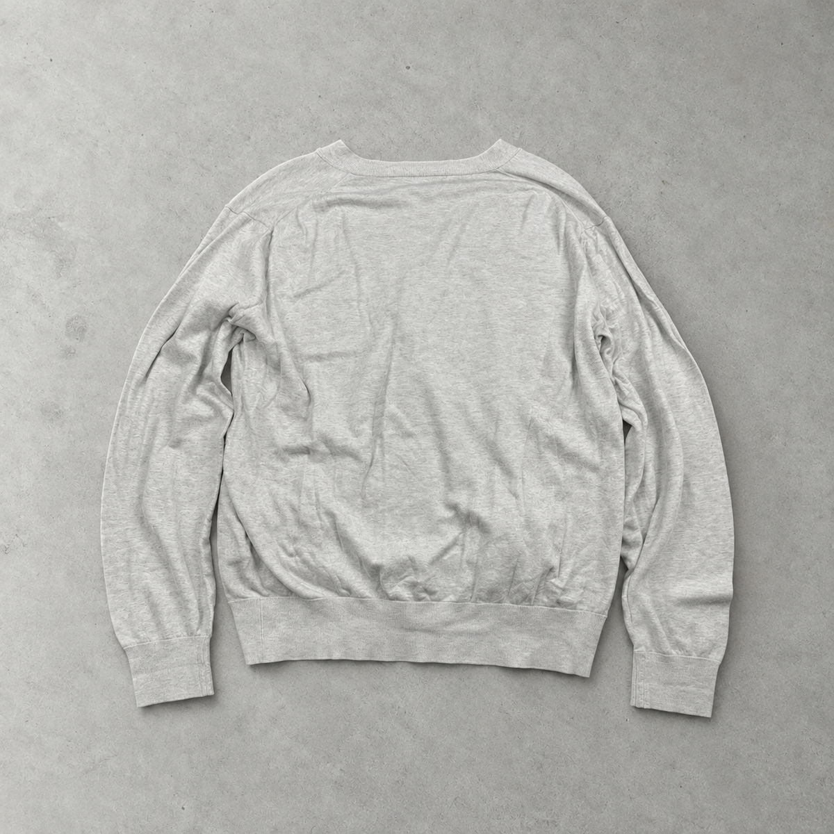 Ralph Lauren Cardigan Grau Rare (L) Stitched Logo