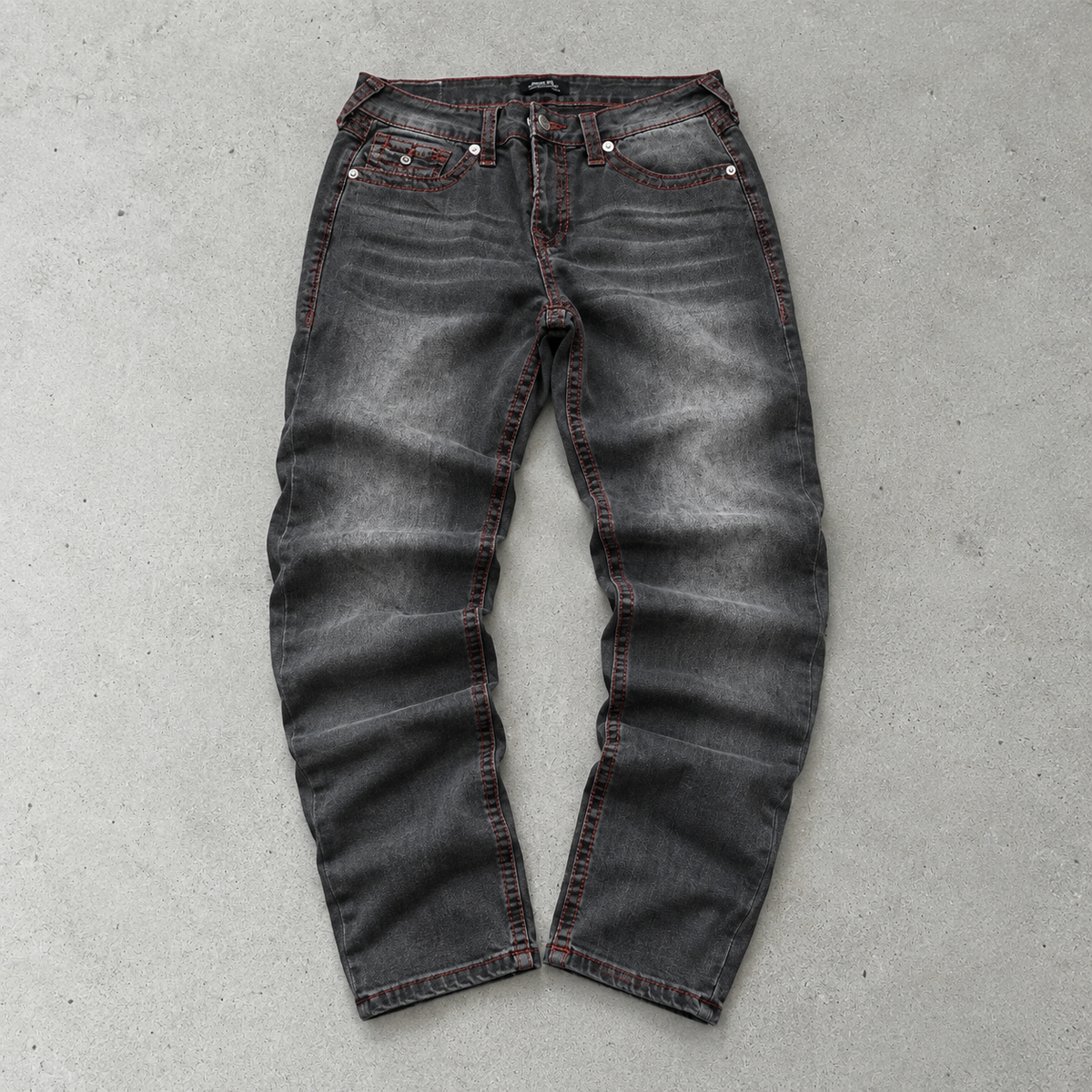Y2K True Religion Skinny Pants Black Limited (W32 | DE 48)