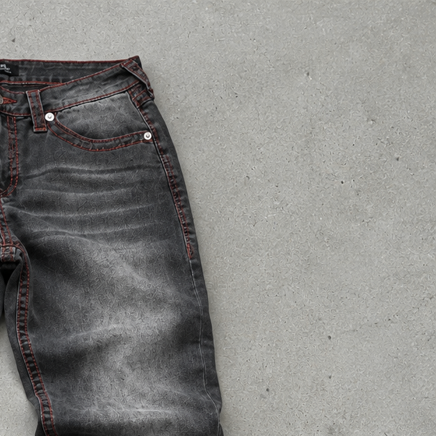 Y2K True Religion Skinny Pants Black Limited (W32 | DE 48)