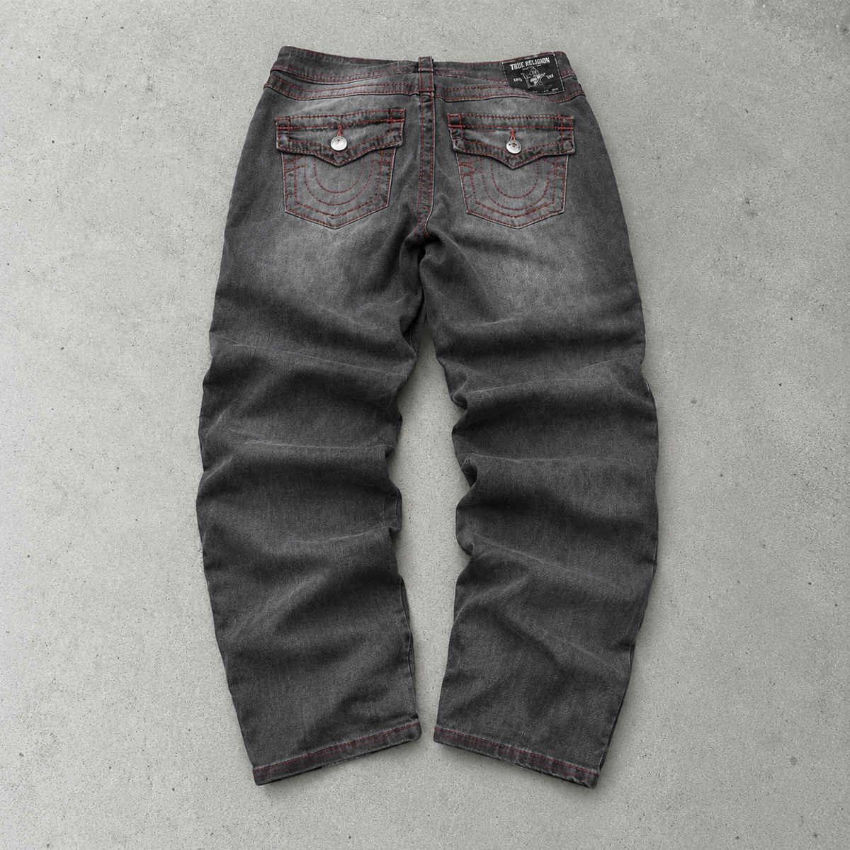 Y2K True Religion Skinny Pants Black Limited (W32 | DE 48)