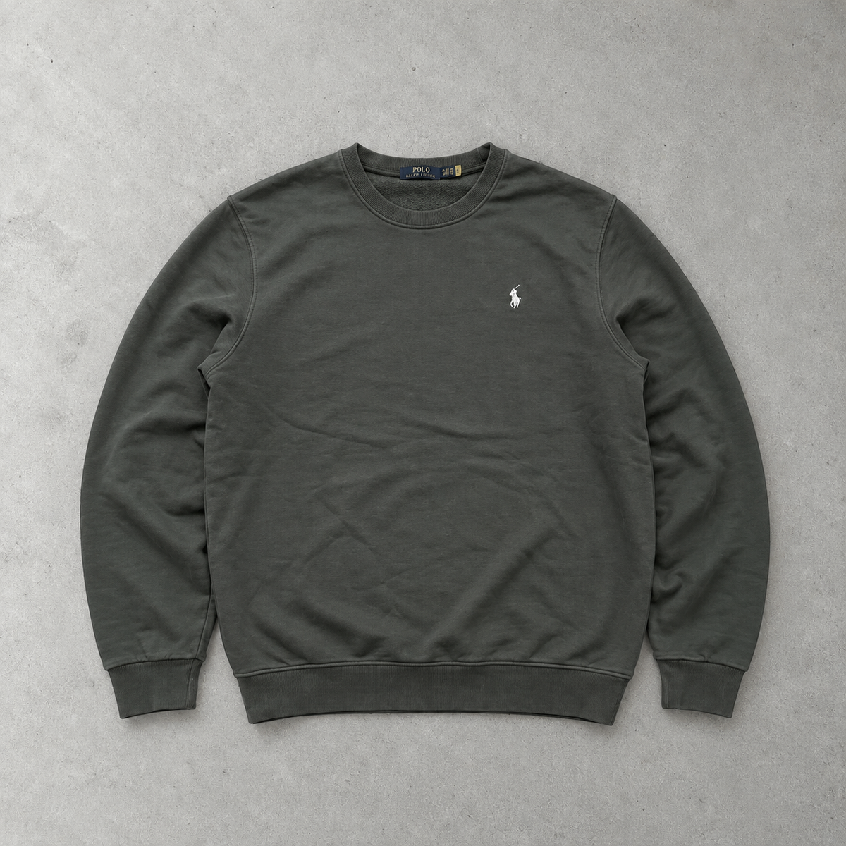 Y2K Ralph Lauren Sweater Dunkelgrün Rare (XL)
