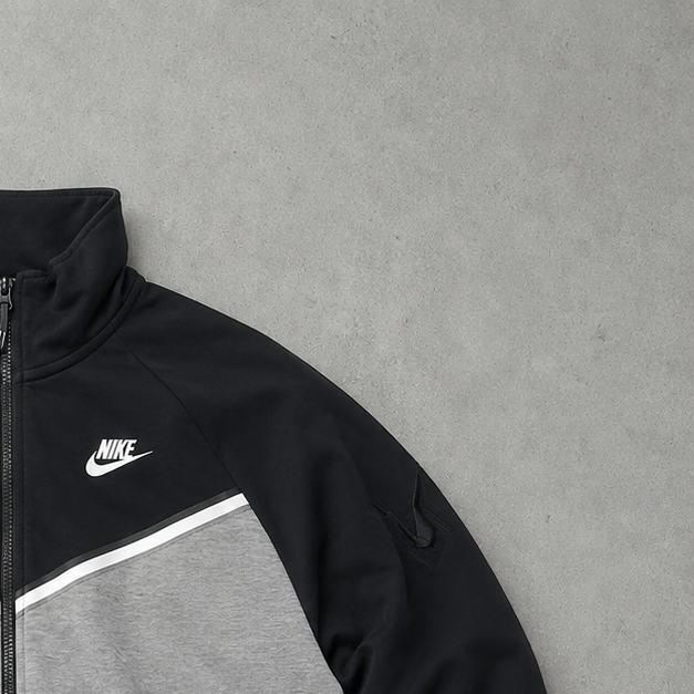 Nike Kapuzenpullover Grau Selten (Größe M)