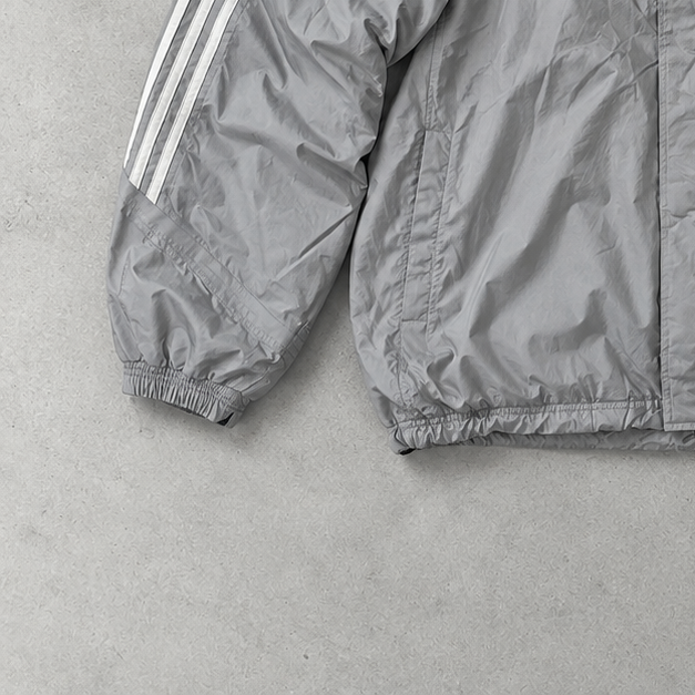 2004 Adidas Windbreaker Grau / Schwarz limitiert (L)