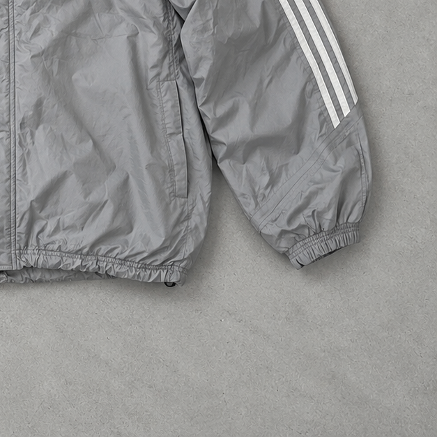 2004 Adidas Windbreaker Grau / Schwarz limitiert (L)