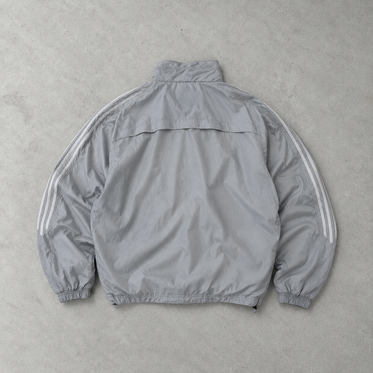 2004 Adidas Windbreaker Grau / Schwarz limitiert (L)
