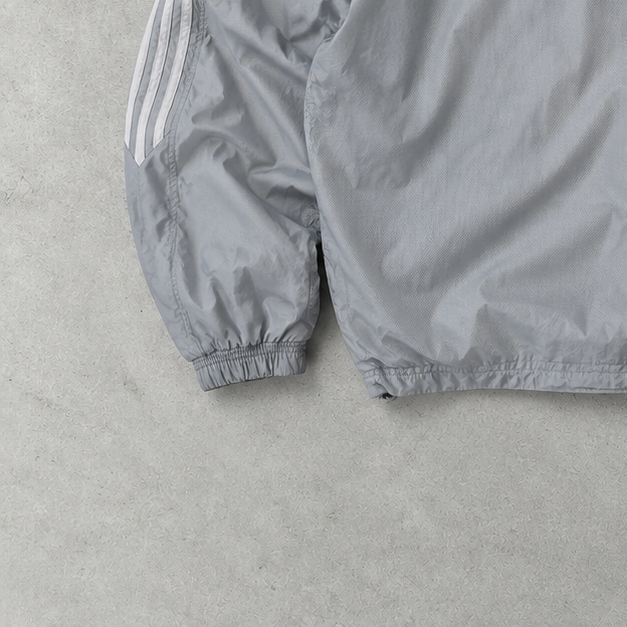 2004 Adidas Windbreaker Grau / Schwarz limitiert (L)