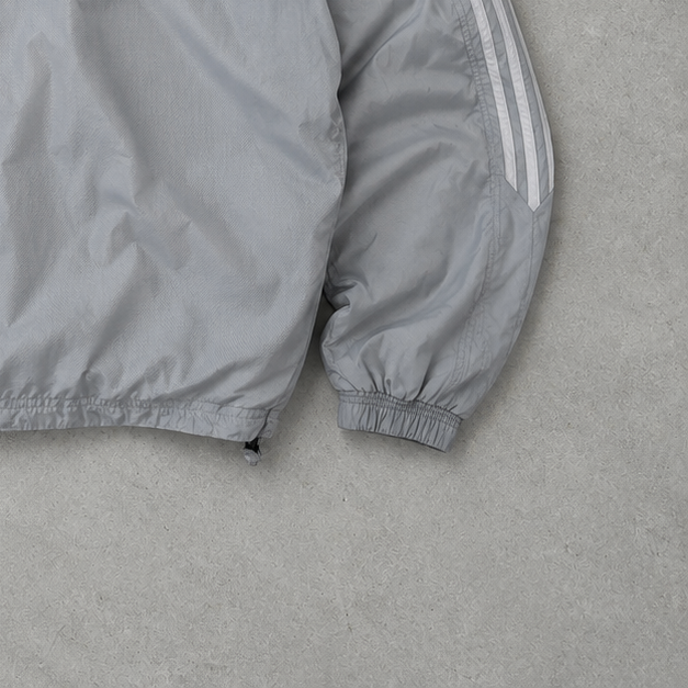2004 Adidas Windbreaker Grau / Schwarz limitiert (L)