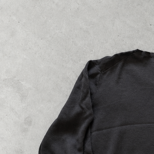 Y2K Ralph Lauren Sweater Schwarz Stitched Logo Rare (XL)