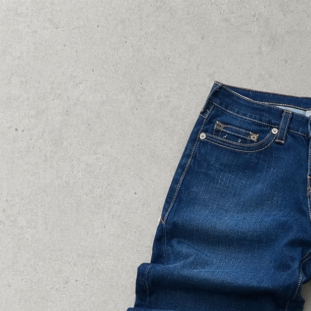 Y2K True Religion Jeans Marineblau Limited (S)