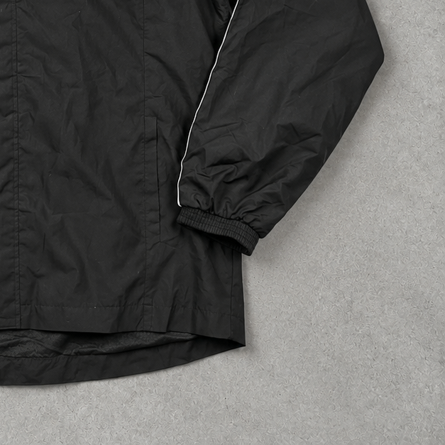 Ajax Adidas Rain Jacket Black Rare (L) Stitched Logo