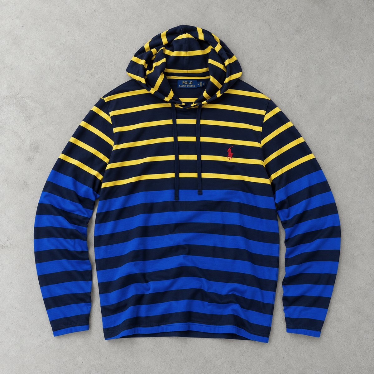 Ralph Lauren Hoodie Marineblau Stitched Logo Limited (L)